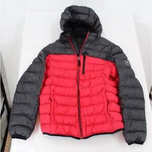 Zero Polar Boys Large Black Winter Jacket- Black & Red- SIZE 14/16